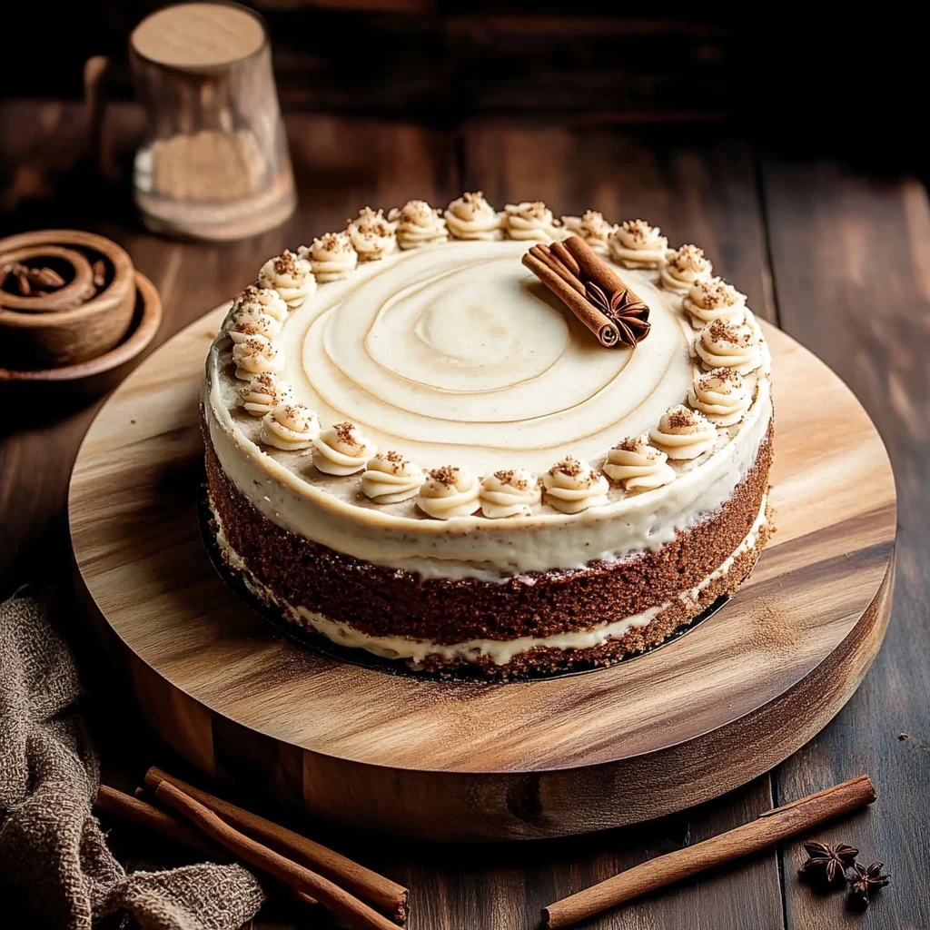 Brown Sugar Chai Cake