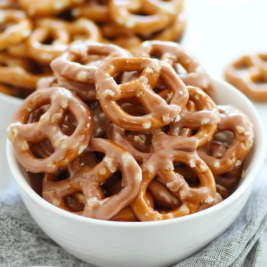 Caramel Pretzels
