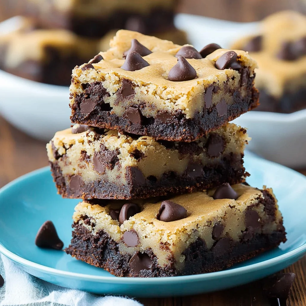 Chocolate Chip Cookie Brownies Recipe