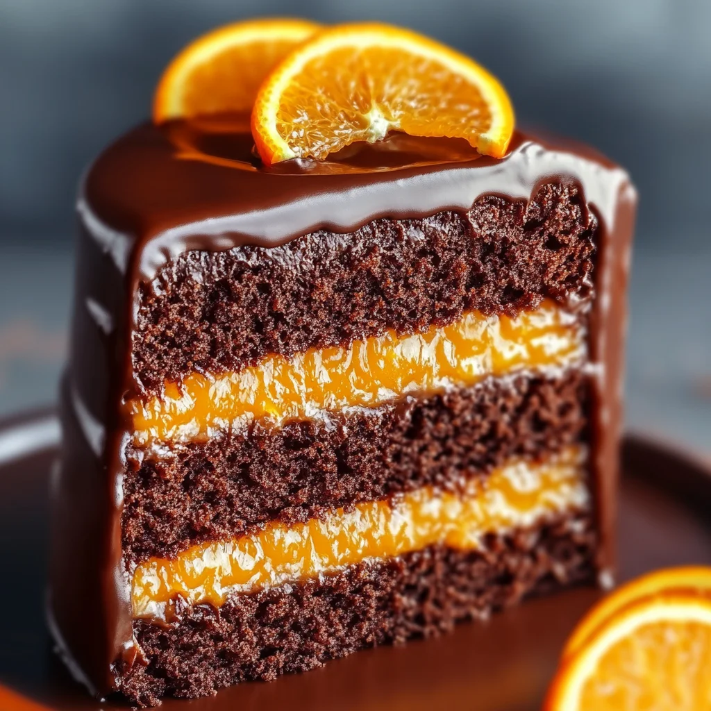 Chocolate Orange Layer Cake with Ganache: A Delightful Recipe!