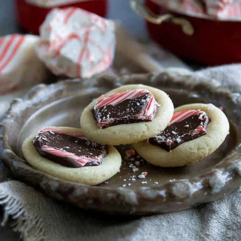 Chocolate Peppermint Bark Sugar Cookies