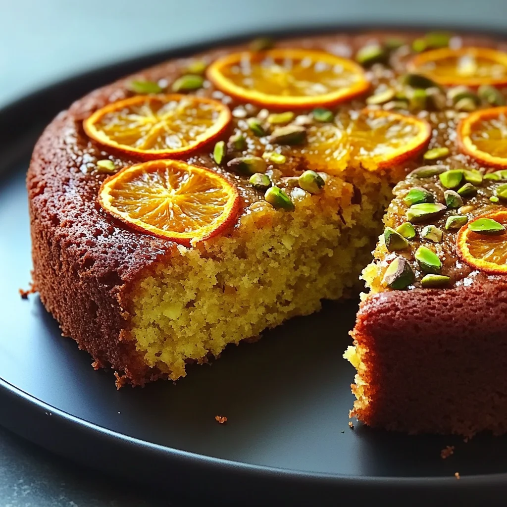 Flourless Orange Pistachio Almond Cake