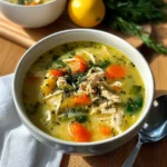 Greek Lemon Chicken Soup