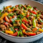 Ground Turkey and Bell Pepper Skillet