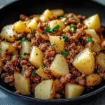 Ground turkey with potatoes