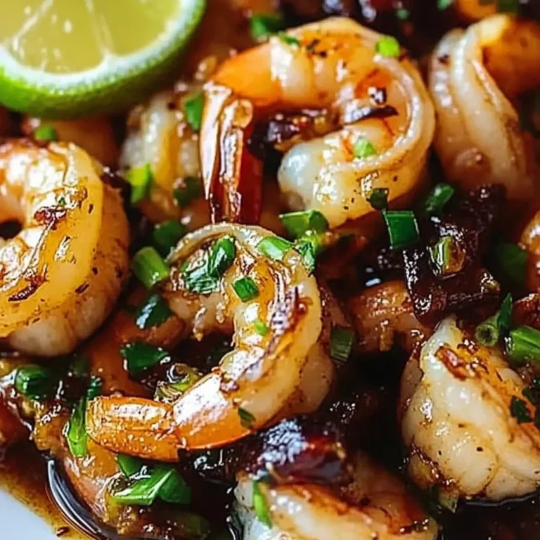 Hawaiian Garlic Shrimp with a Sweet Twist
