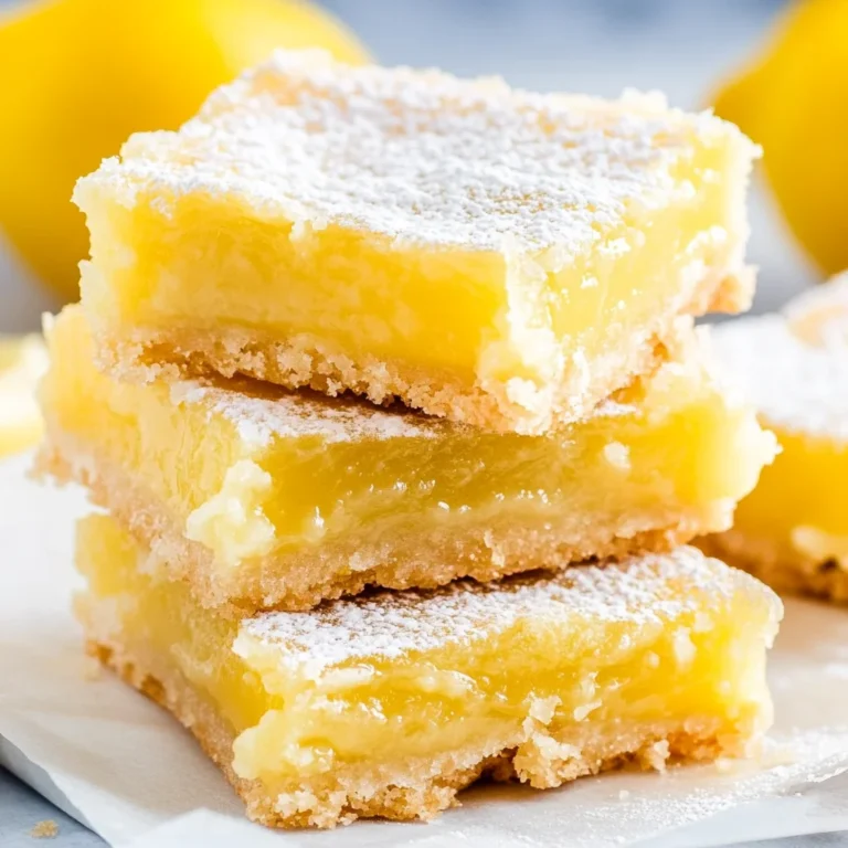 Lemon Bars (with Shortbread Crust!)
