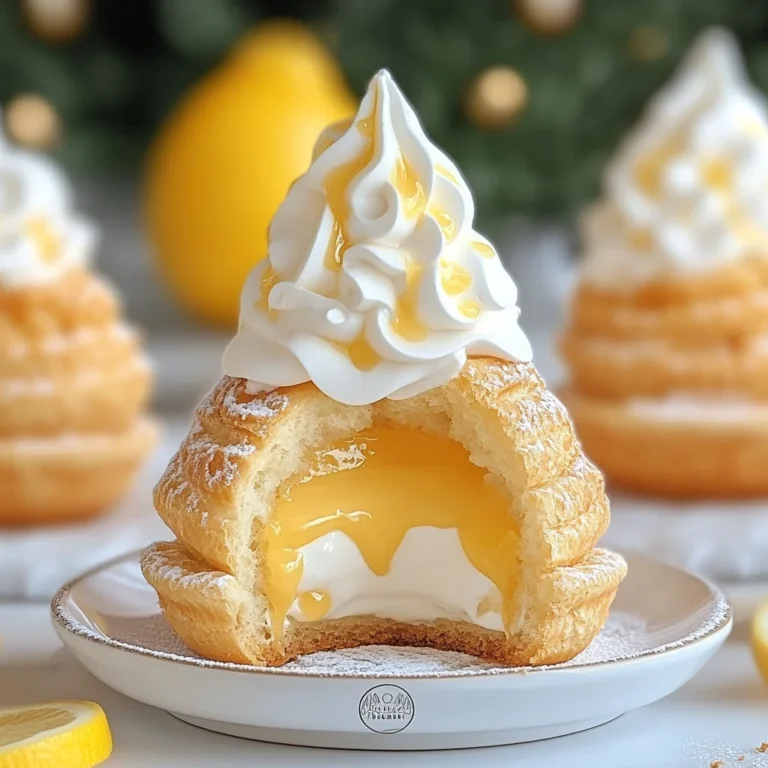 Lemon Cream Puffs