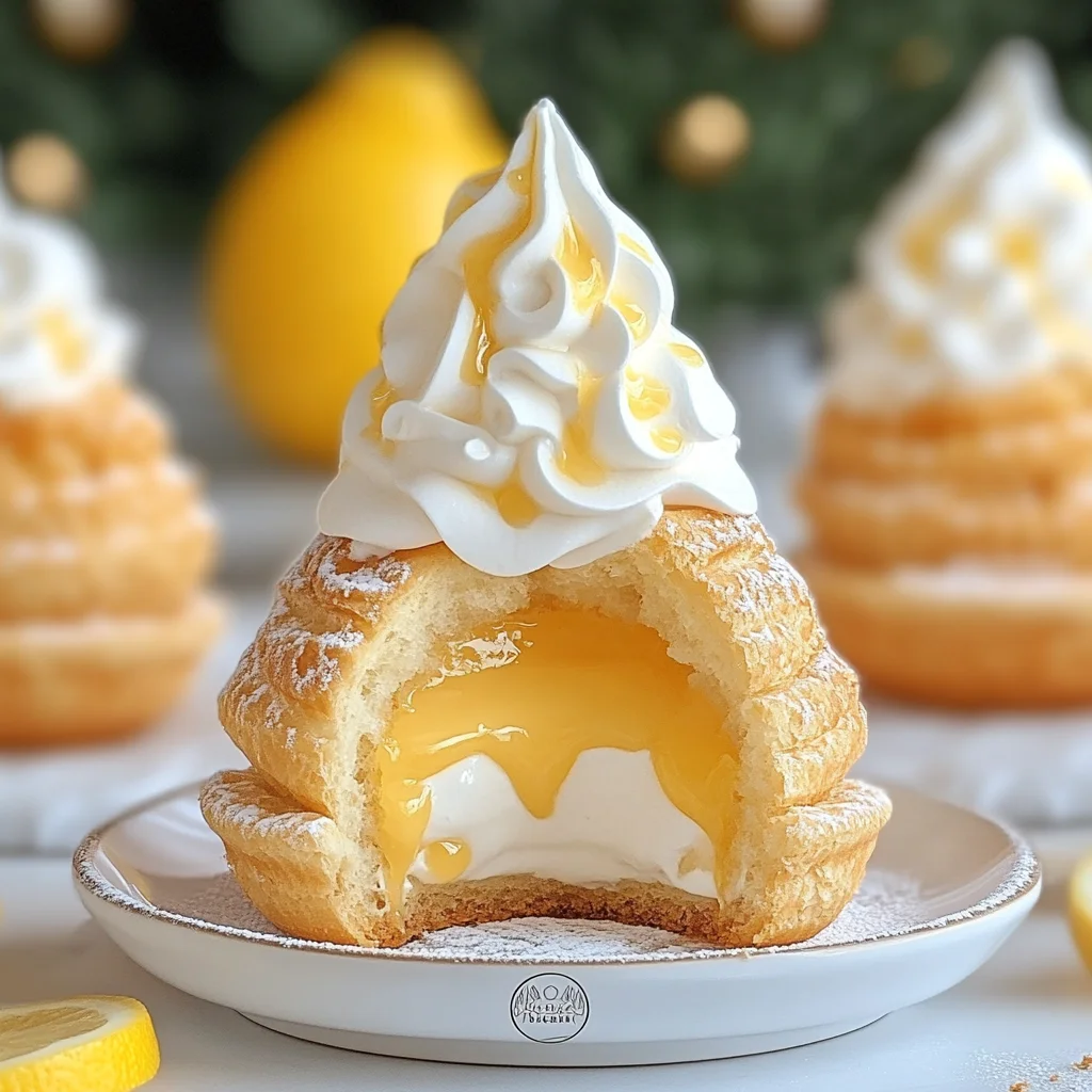 Lemon Cream Puffs