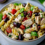Mediterranean Chicken Pasta Salad