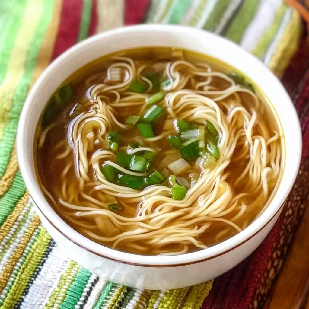 Quick and Easy Chinese Noodle Soup