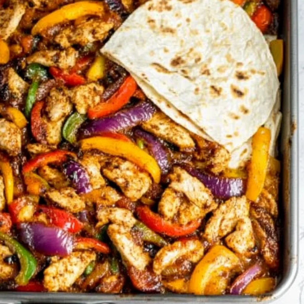 Sheet Pan Chicken Fajitas