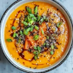 Spicy Miso Carrot Soup: Your Cozy Vegan Comfort Bowl