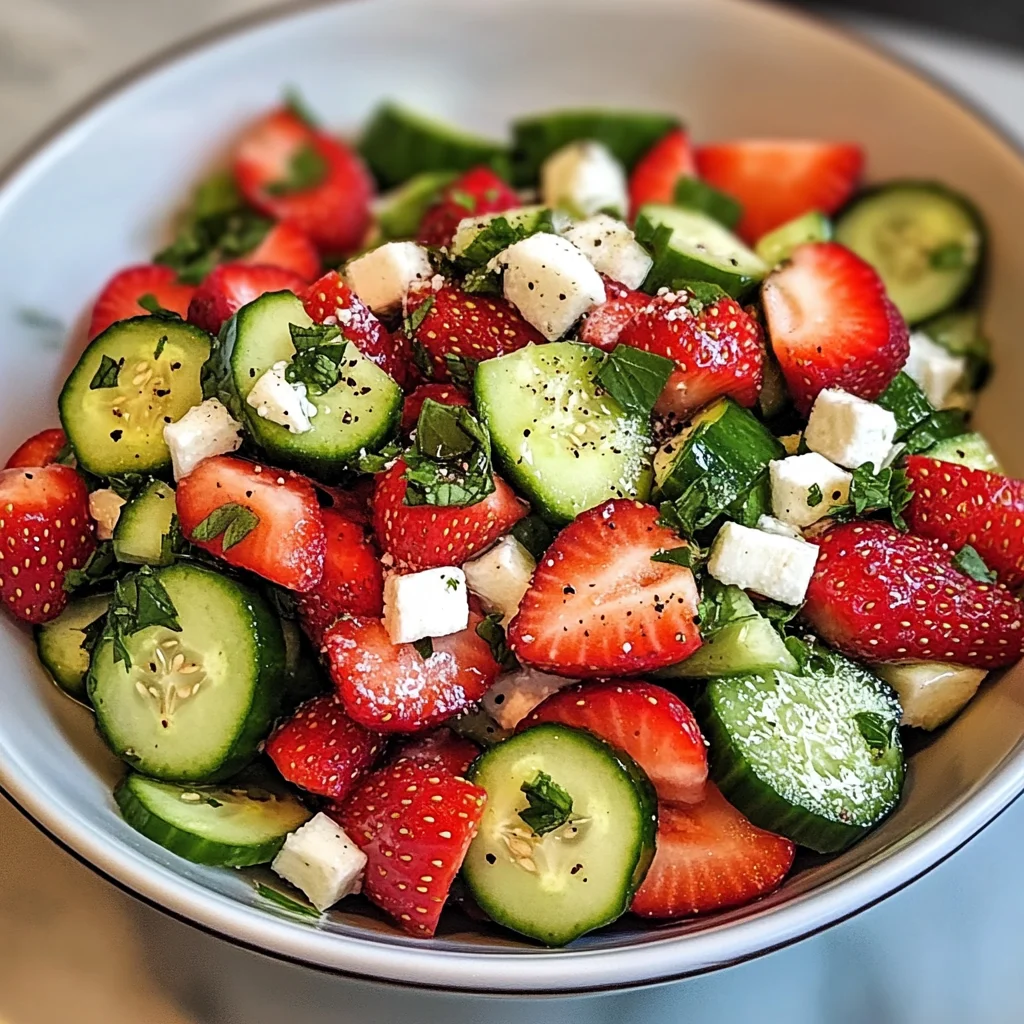 Strawberry Cucumber Salad Recipe