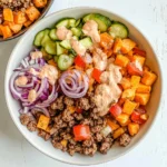 Sweet Potato Burger Bowl