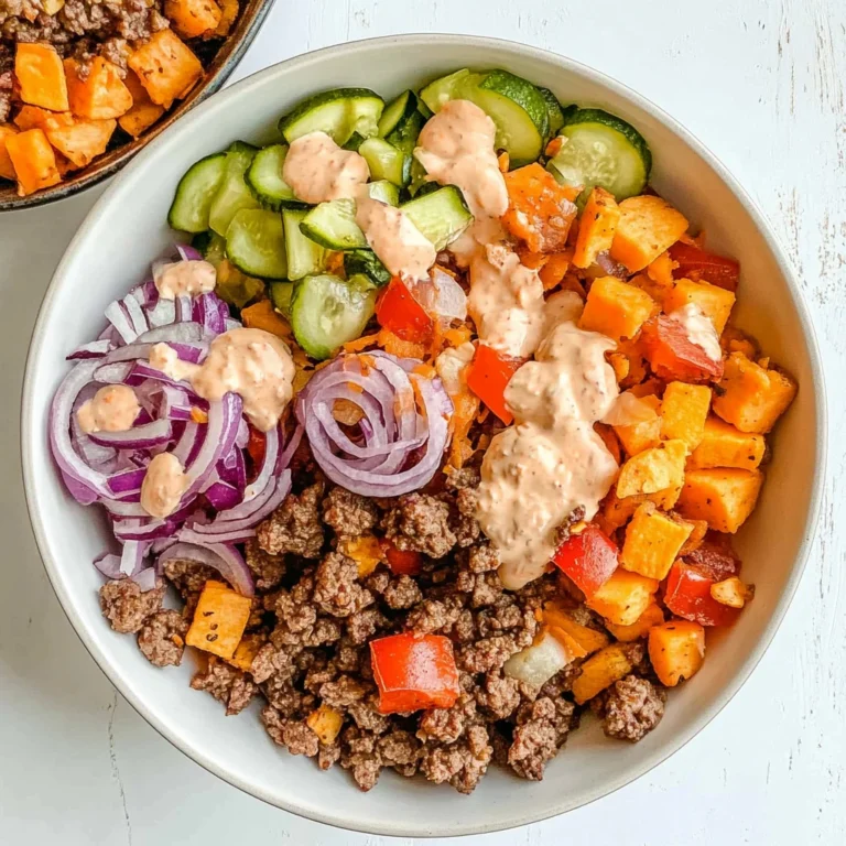 Sweet Potato Burger Bowl