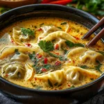 Thai Potsticker Coconut Soup
