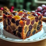 Traditional Rum-Soaked Fruit Cake
