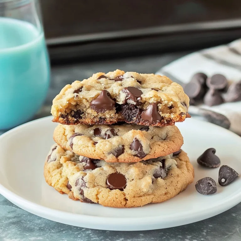 Ultra Thick and Chewy Chocolate Chip Cookies