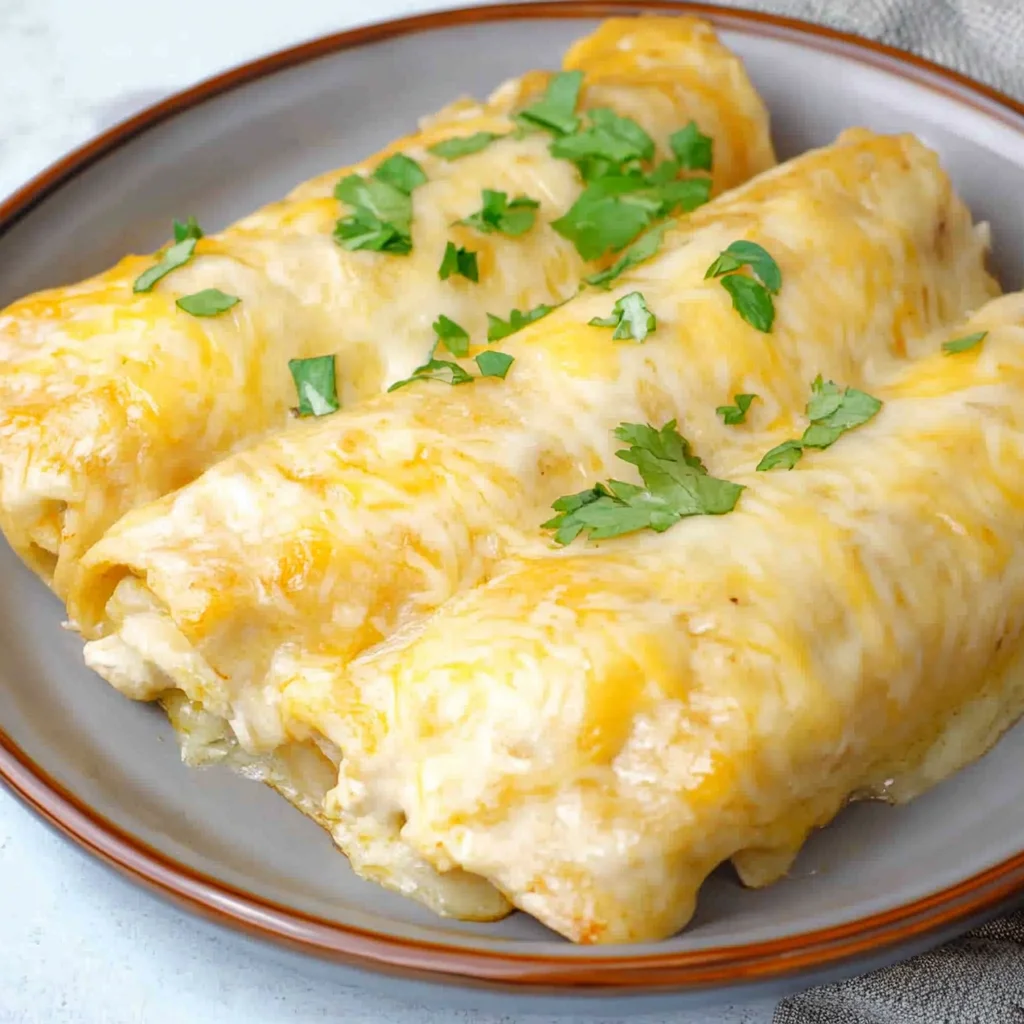 White Chicken Enchiladas