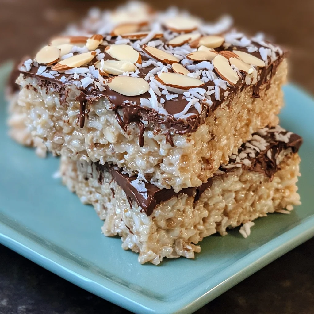 Almond Joy Krispie Treats