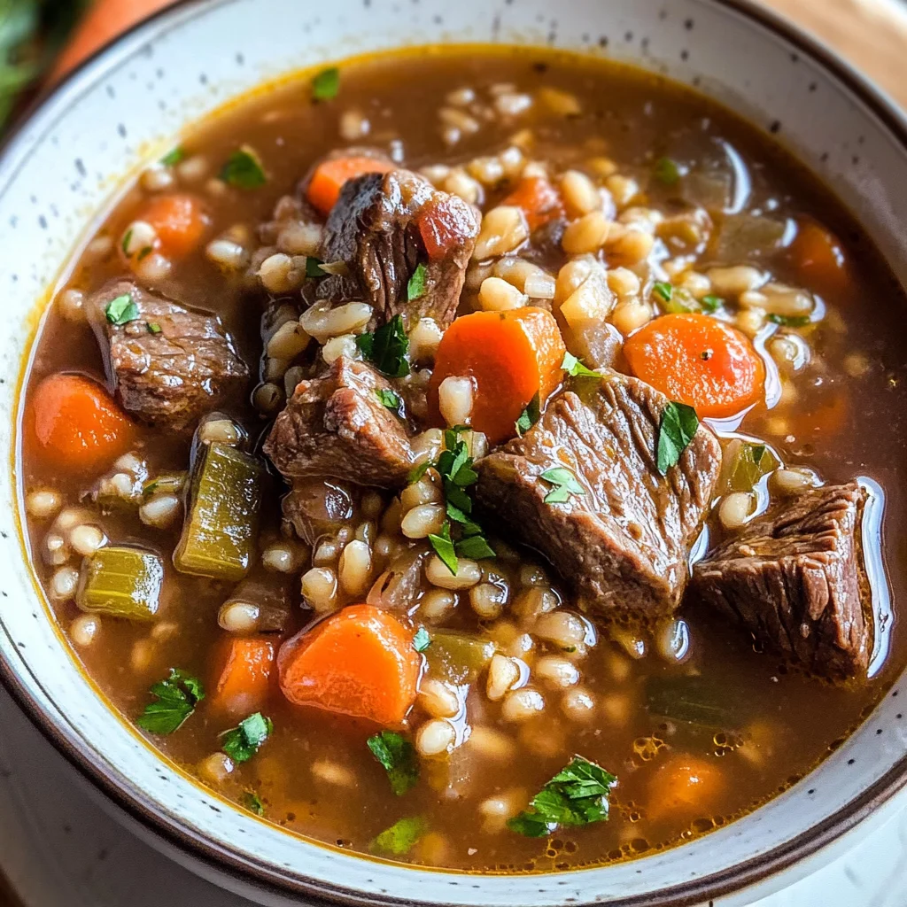Beef Barley Soup