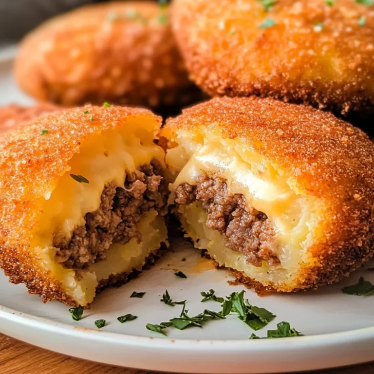 Beef Potato Croquettes