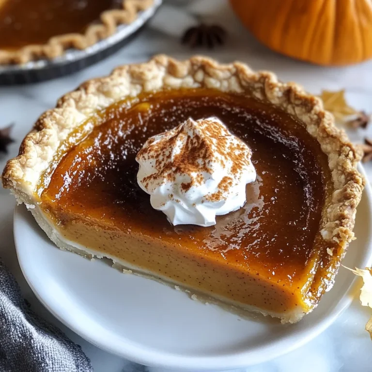 Bourbon Brûlée Pumpkin Pie