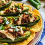 Cheese and Chorizo Stuffed Jalapeños