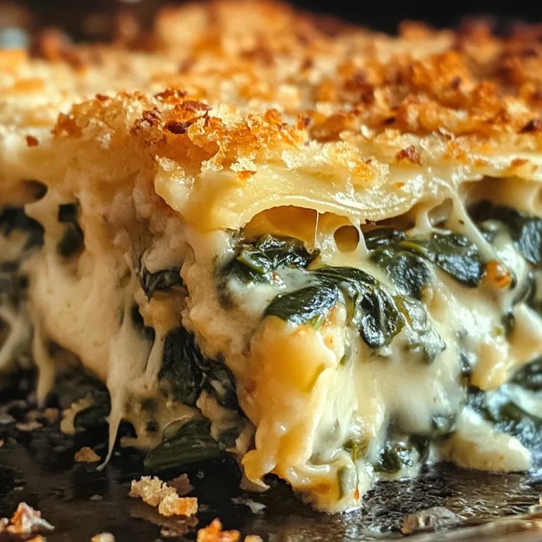 Cheesy Italian Spinach Bake