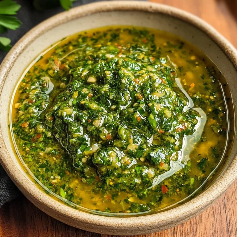 Chermoula (North African Cilantro Parsley Sauce)