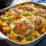 Chicken Leek and Butternut Squash Bake – The Ultimate One-Pan Dinner
