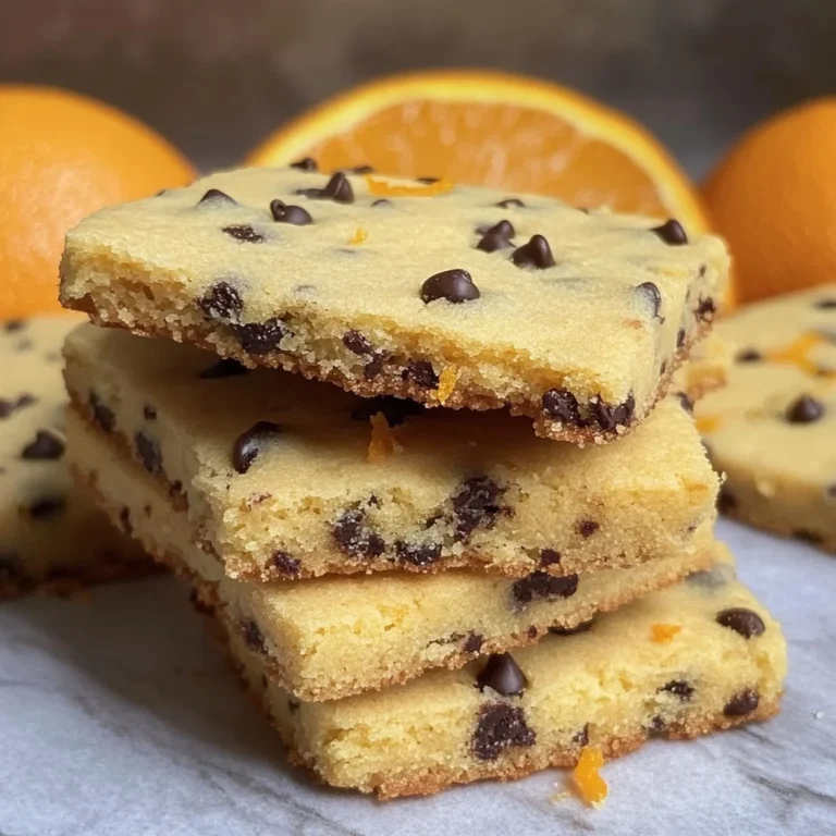 Chocolate orange shortbread