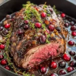 Cranberry Balsamic Roast Beef
