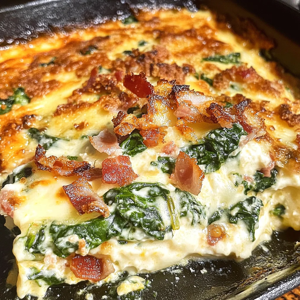 Creamed Spinach Bake