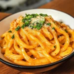 Creamy Gochujang Udon Noodles