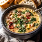 Creamy Tuscan White Bean Lemon Soup