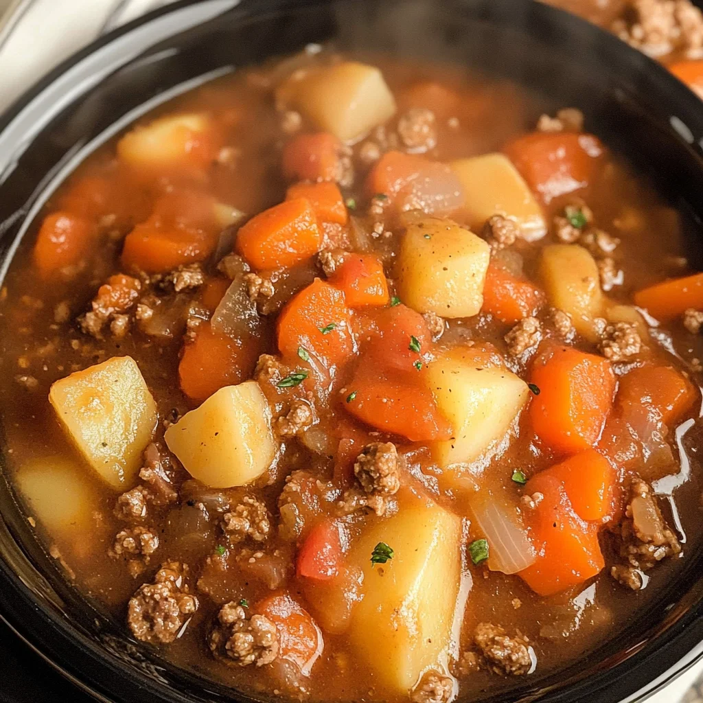 Crock Pot Poor Man's Stew