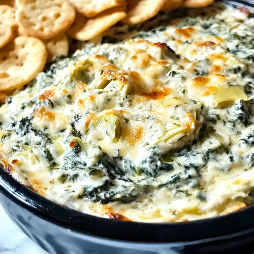 Crock Pot Spinach Artichoke Dip