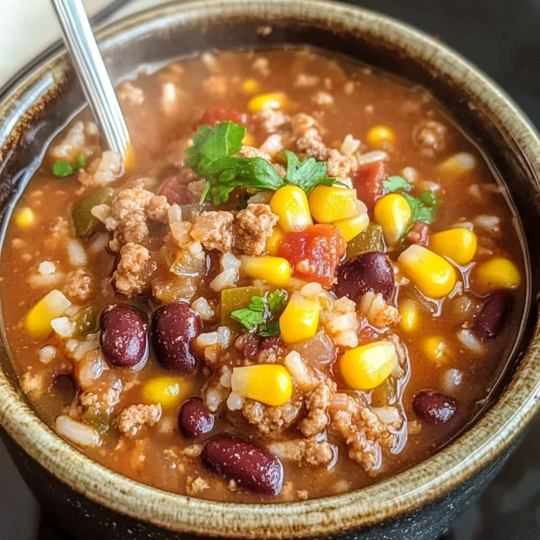 Crock Pot Taco Rice Soup Recipe