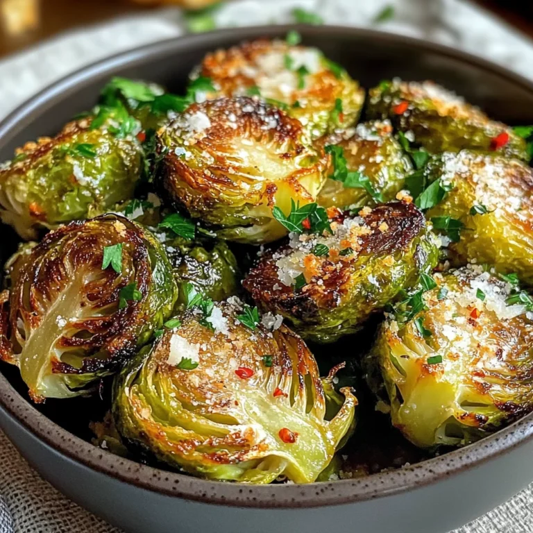 Delicious Garlic Butter Roasted Brussels Sprouts: A Flavorful Side Dish Recipe