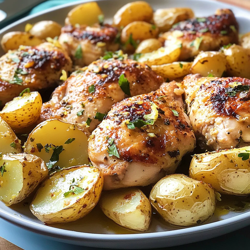 Greek Lemon Chicken and Potatoes