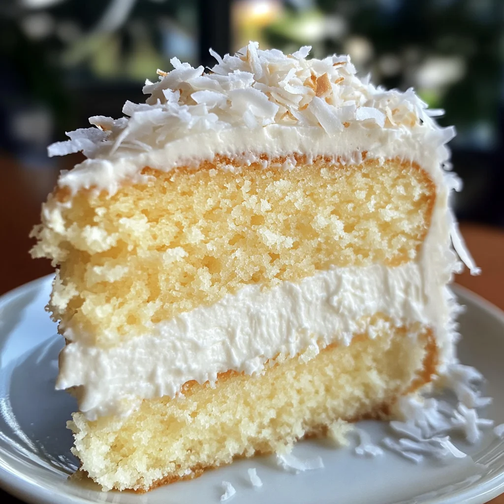 Heavenly Coconut Cream Cake: A Slice of Paradise Awaits!