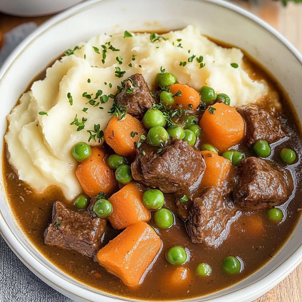 Irish Stew With Mashed Potatoes
