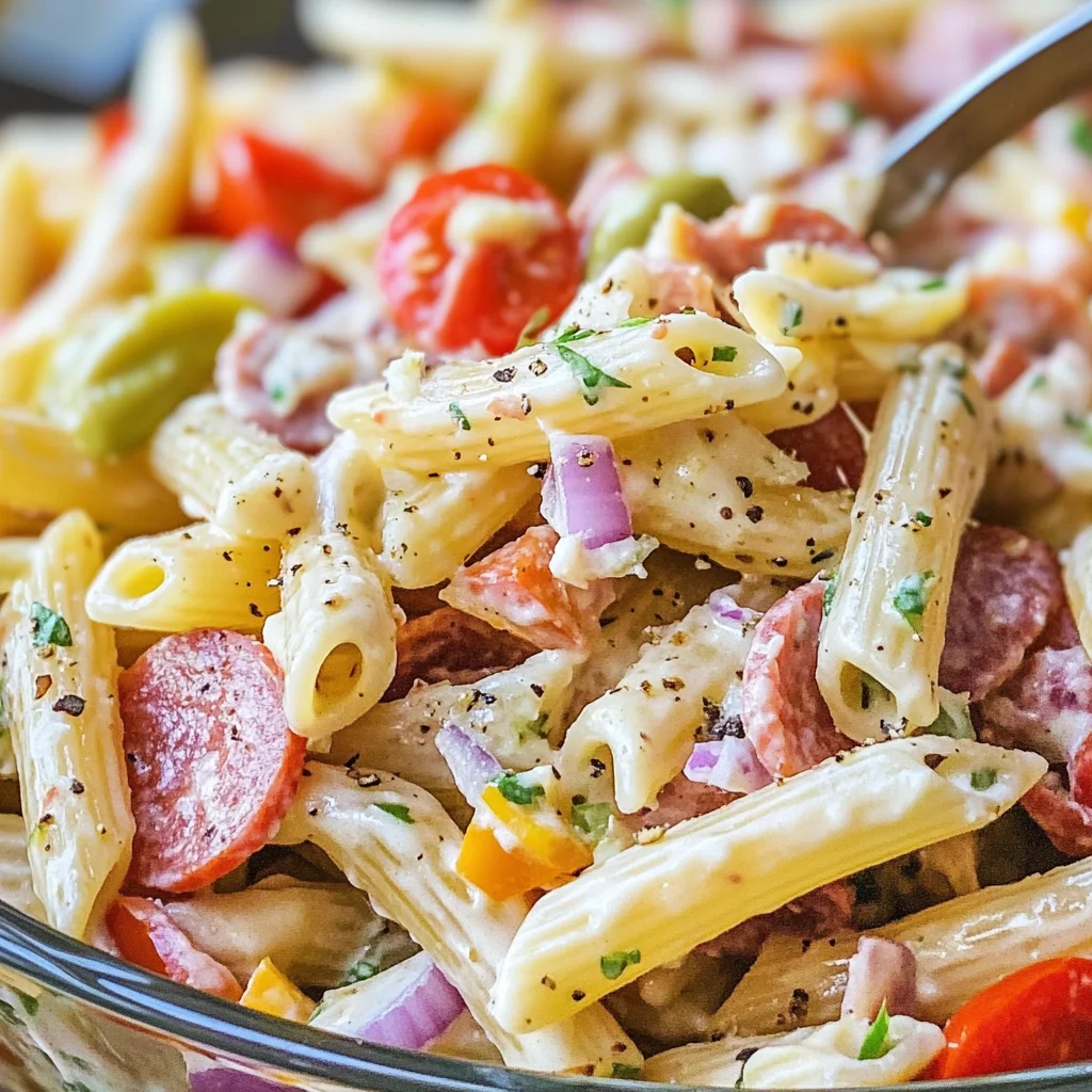 Italian Grinder Pasta Salad