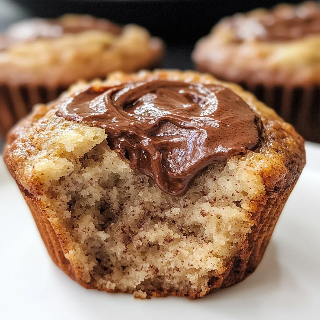 Nutella Banana Muffins
