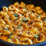 One-Pot Spicy Garlic Butter Chicken Tortellini