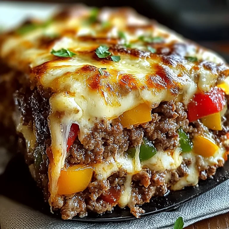 Philly Cheesesteak Meatloaf: A Cheesy, Beefy Twist on a Comfort Food Classic