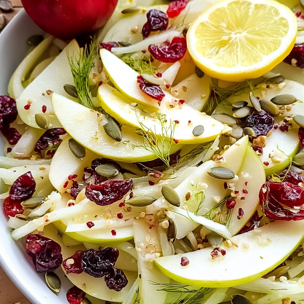 Savory Fennel and Apple Salad