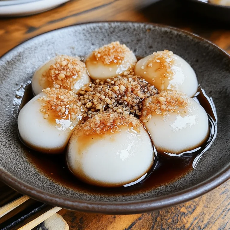 Shiratama Dango (Rice Dumplings/Mochi Balls)